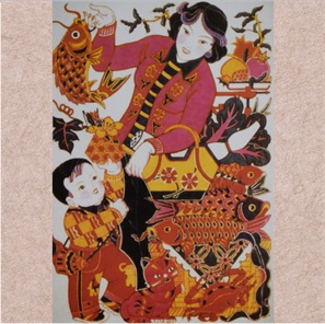 朱春湖年画《吉庆有余系列》