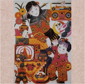 朱春湖年画《吉庆有余系列》