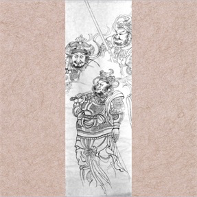 宋庆国《线描人物》