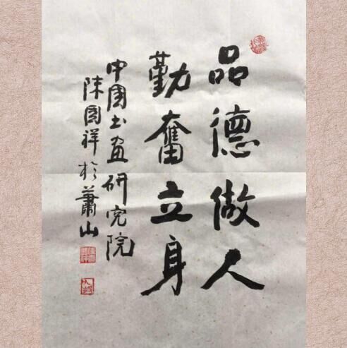 陈国祥《梅兰体》书法