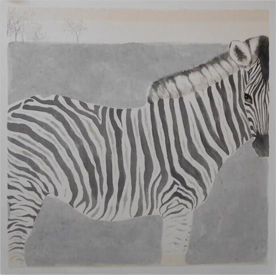 石巍水墨《斑》