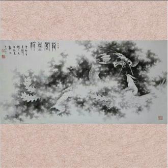 关耀久没骨龙《龙凤呈祥》