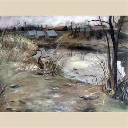 唐迎春《河畔》