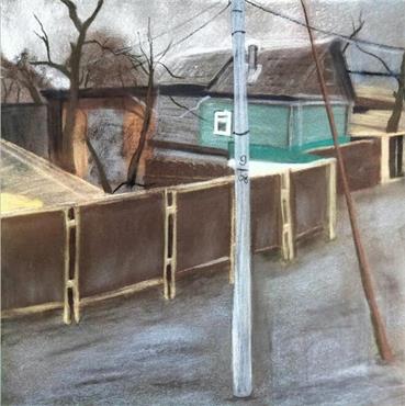 唐迎春《木屋与藩篱》