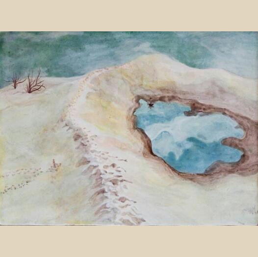 唐迎春《大漠旅程系列 寻找与迷失》