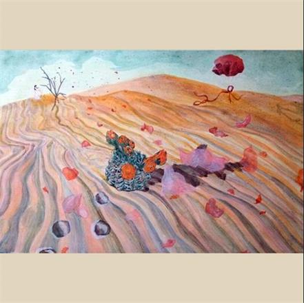 唐迎春《大漠旅程系列 理想与现实》