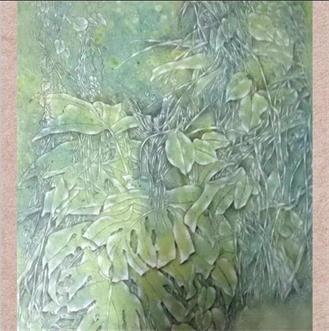 唐志珍《工笔画鸟》