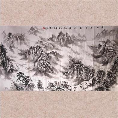 娄本忠《青山不老 绿水长流》