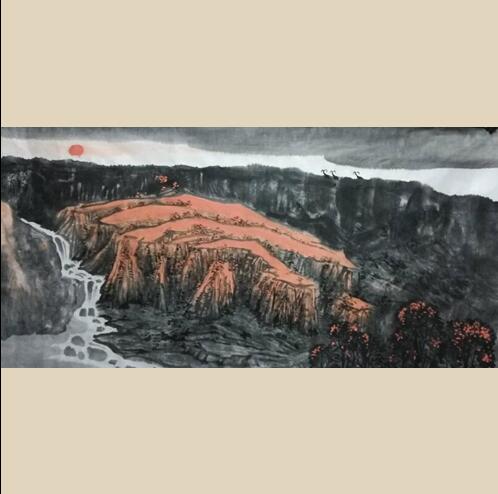 袁大川《日出》