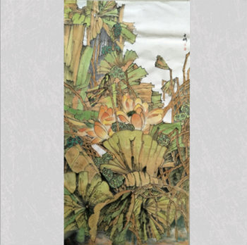 王士彬《重彩荷系列》