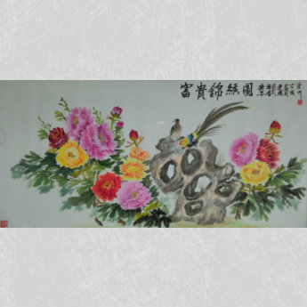 马连祺《富贵锦绣图》