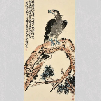 王超然指墨《英雄》