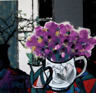 郑向农《瓶花系列》