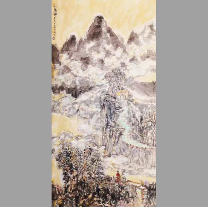 余国城《小憩图》